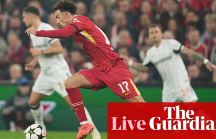 Liverpool v Bayer Leverkusen: Liga de Campeones – en vivo | liga de campeones