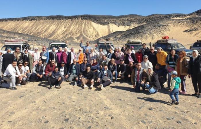 El campamento Yalla del Ministerio de la Juventud se traslada al oasis de Bahariya y al desierto blanco