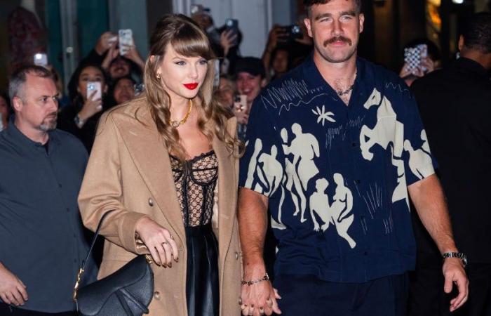 Travis Kelce observa cómo el hermano de Taylor Swift salva a Swiftie vestida por Kelce de ser expulsada del concierto