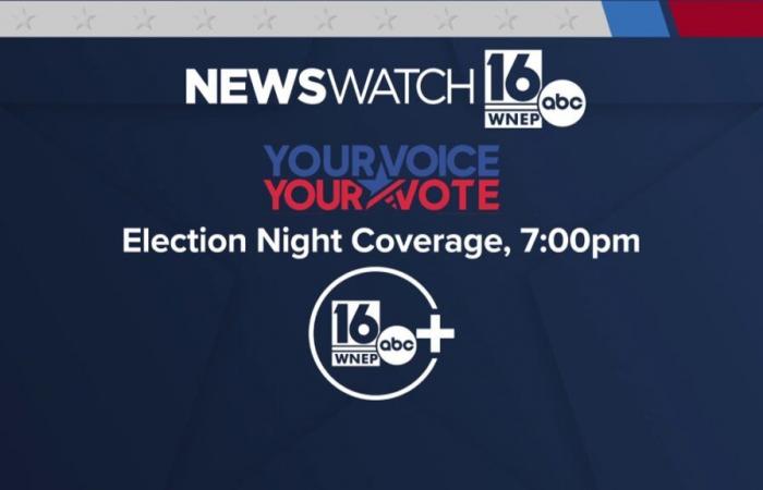 Cómo ver la cobertura en vivo de WNEP+ la noche de las elecciones de 2024