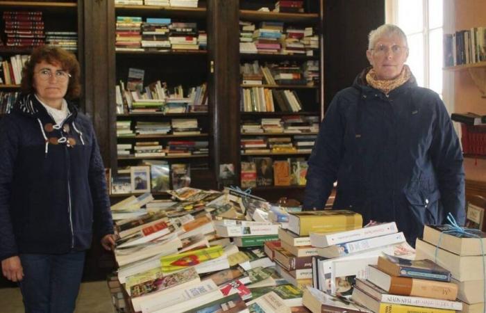 A pesar de los 4.000 libros disponibles, la caja gigante de libros de Theurthéville-Bocage se utiliza poco