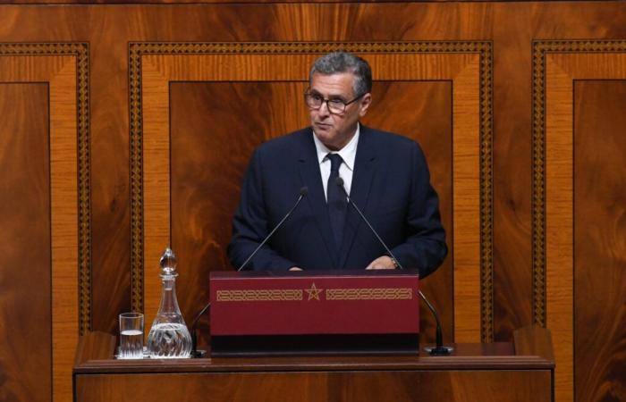 Aziz Akhannouch defiende su historial económico en la Cámara de Representantes