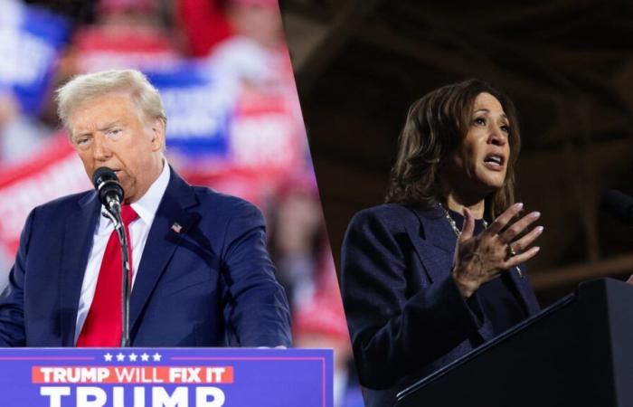 Donald Trump gana Kentucky e Indiana, Kamala Harris gana Vermont