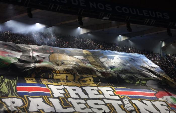 PSG-Atlético: ¿se arriesga el club a una sanción tras el tifo de los ultras en apoyo a Palestina?