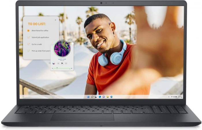 Promoción 429 € Dell Inspiron 15 3535, PC portátil económico, delgado y liviano de 15 ″ 120 Hz Full HD Negro nómada 7 horas bajo AMD Ryzen 5 con rápido almacenamiento SSD de 512 GB