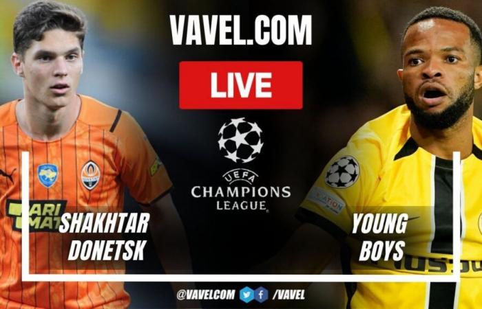 Shakhtar Donetsk vs Young Boys Actualizaciones de resultados EN VIVO (0-0) | 6 de noviembre de 2024