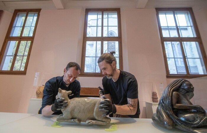 Detrás de escena de la nueva galería de arte inuit en el Museo de Bellas Artes de Montreal