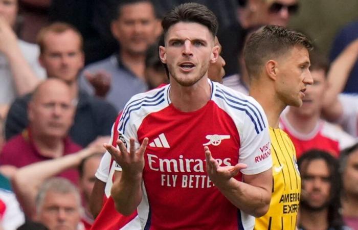 El mediocampista del Arsenal Declan Rice en carrera para estar en forma para el partido del Chelsea y se pierde el partido de la Liga de Campeones contra el Inter de Milán | Noticias de futbol