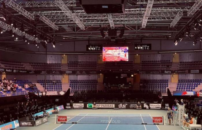 Pasamos una jornada deportiva en el Moselle Open de Metz.