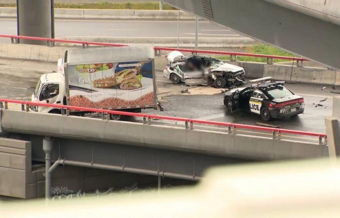 Había dejado atrás a su amigo muerto: arrestado por el espectacular atropello fatal en el cruce de Turcot