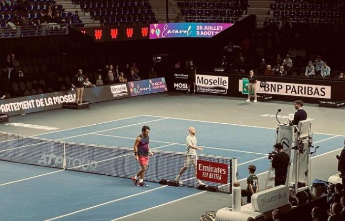 Pasamos una jornada deportiva en el Moselle Open de Metz.