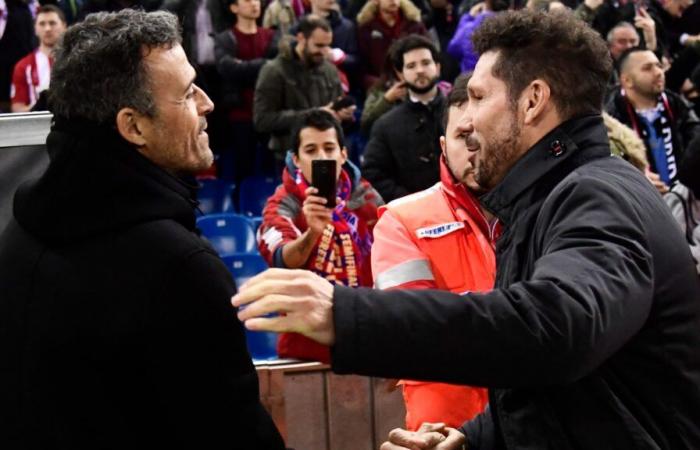 Un pasado cargado, una rivalidad y similitudes… Luis Enrique contra Diego Simeone, el partido dentro del partido