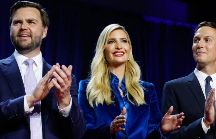 Ivanka tiene el descaro de subir al escenario en el mitin de la victoria después de una campaña en blanco