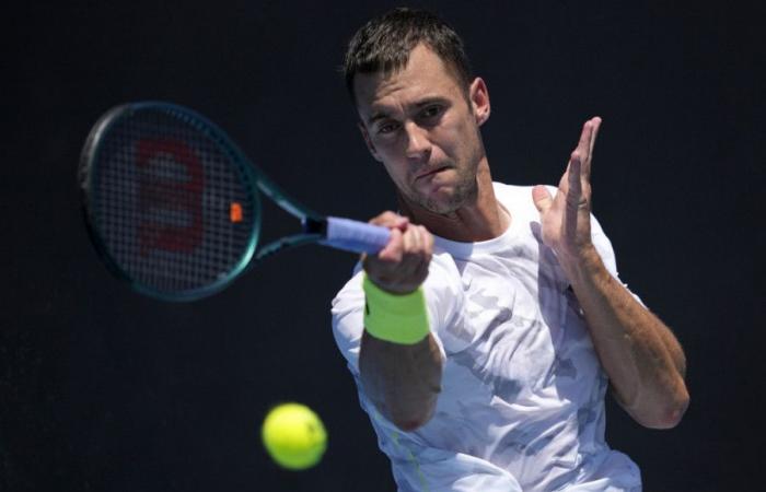 Laslo Đere en cuartos de final del Open de Belgrado