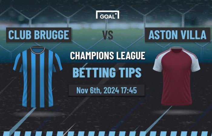 Predicciones y consejos de apuestas Club Brugge vs Aston Villa: Villa puede extender un comienzo perfecto