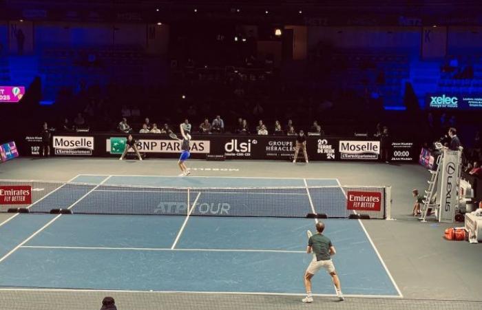 Pasamos una jornada deportiva en el Moselle Open de Metz.