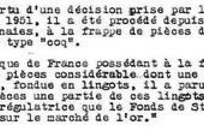 Durante casi diez años, el Estado francés distribuyó moneda falsa en gran secreto – Edición nocturna del Oeste de Francia