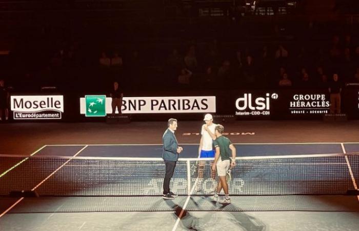 Pasamos una jornada deportiva en el Moselle Open de Metz.