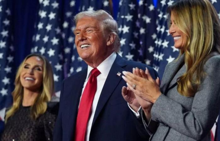 Lara Trump: ¿Quién es la hermosa ‘mujer de negro’ en el escenario con Donald Trump?