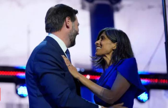 ‘Gracias a mi bella esposa’: el más sincero agradecimiento de JD Vance a Usha Vance