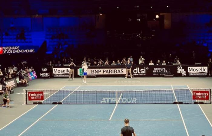 Pasamos una jornada deportiva en el Moselle Open de Metz.