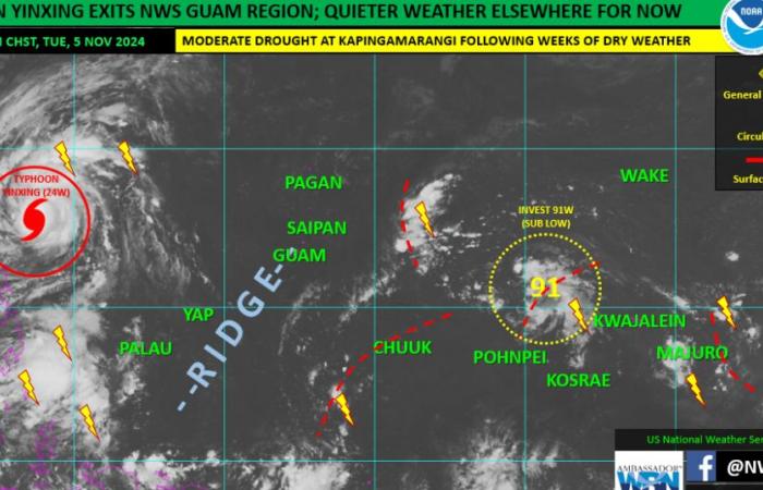 NWS: Lluvias, ligera probabilidad de tormentas eléctricas el miércoles a medida que la vaguada avanza por la región | Noticias