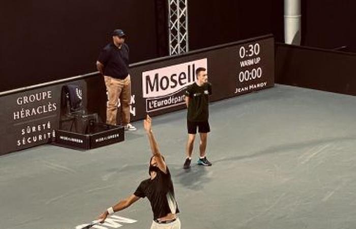 Pasamos una jornada deportiva en el Moselle Open de Metz.