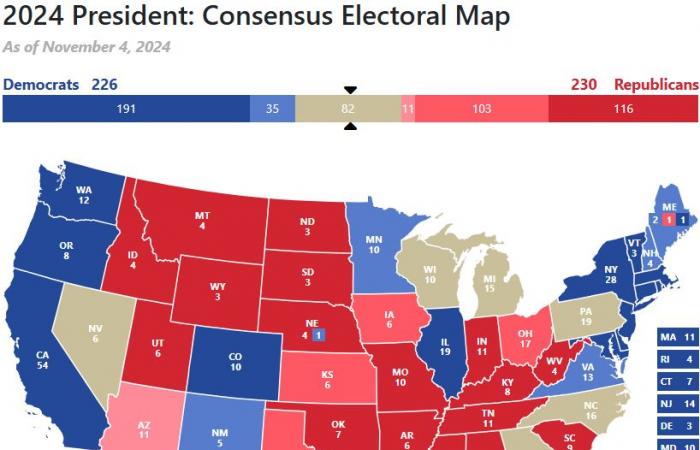 Los siete campos de batalla presidenciales – 270toWin