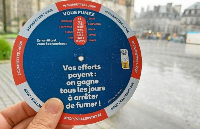 En Quimper, kits gratuitos para dejar de fumar