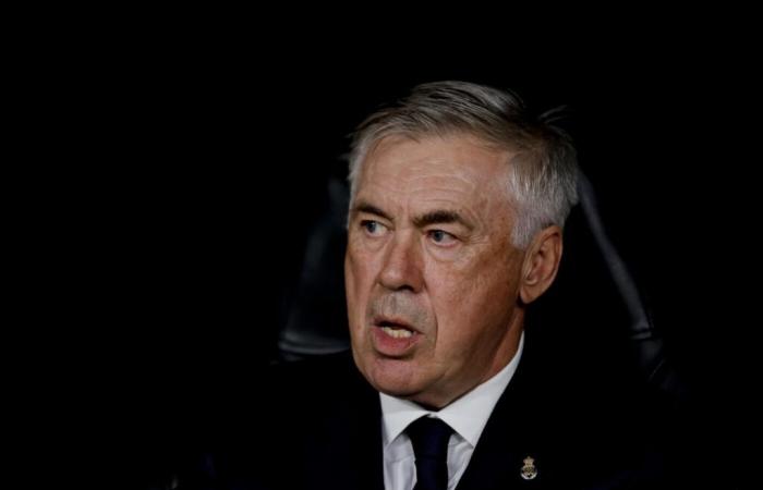 Carlo Ancelotti “sufre” tras la dura derrota ante el Milán – C1 – J4 ​​- Real Madrid-Milán (1-3)