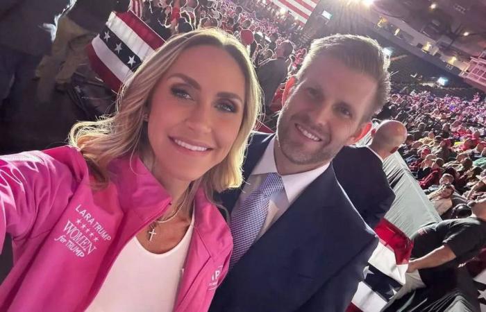 Lara Trump: ¿Quién es la hermosa ‘mujer de negro’ en el escenario con Donald Trump?