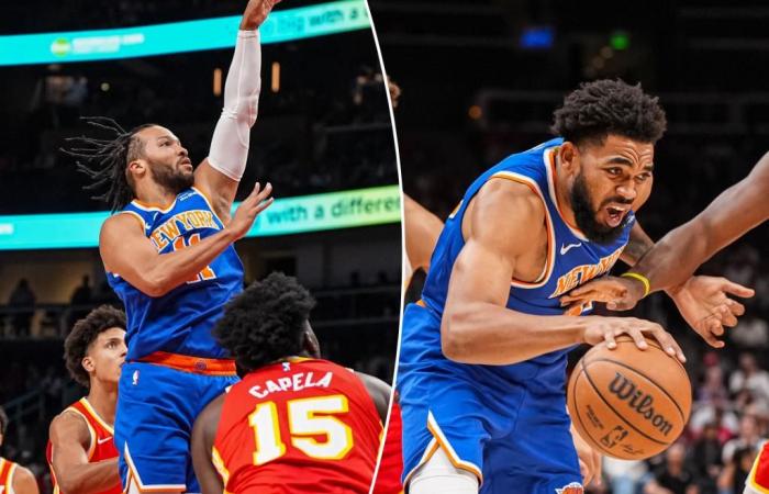 Los Knicks se quedan cortos en el brutal colapso al final del juego contra los Hawks