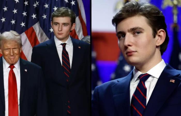 La altura de Barron Trump deja a la gente con los ojos muy abiertos cuando Donald revela cómo llegó a ser tan alto – US News