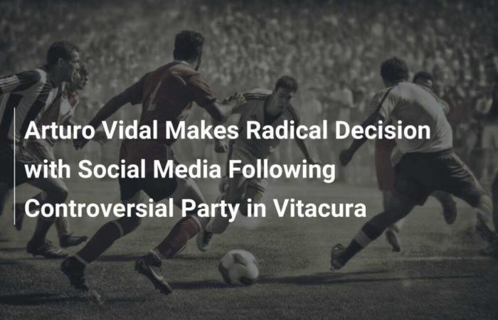 Arturo Vidal toma decisión radical en redes sociales tras polémica velada en Vitacura