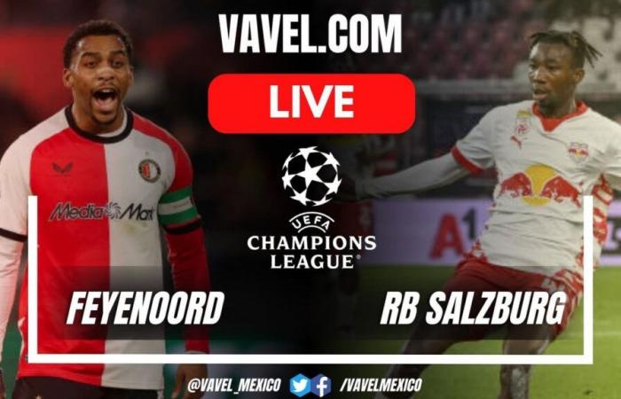 Feyenoord vs Red Bull Salzburg Actualizaciones de resultados EN VIVO (0-1) | 6 de noviembre de 2024