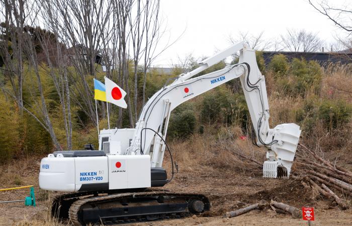 Japón a la vanguardia para ayudar a limpiar Ucrania de minas