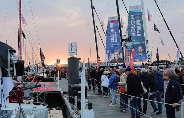 Cinco días antes del inicio de la Vendée Globe, las numerosas despedidas de los aficionados a los navegantes