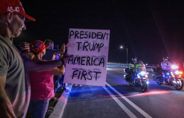 En Florida, la “confianza” de este activista pro-Trump ante los resultados de las elecciones presidenciales estadounidenses