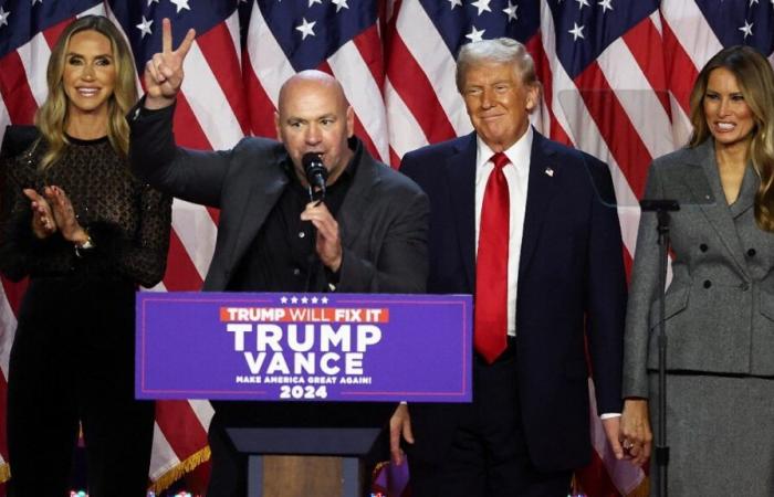 El jefe de UFC, Dana White, elogia al presidente electo Trump: nadie merece esto más