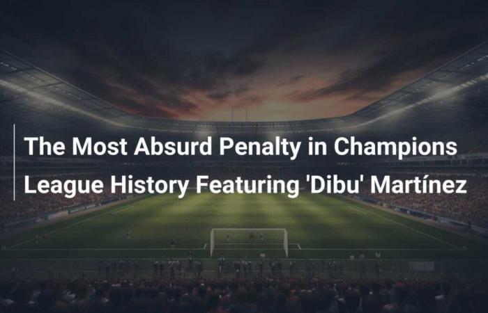 El penalti más absurdo de la historia de la Champions contra ‘Dibu’ Martínez