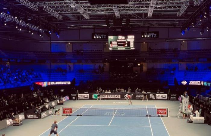 Pasamos una jornada deportiva en el Moselle Open de Metz.