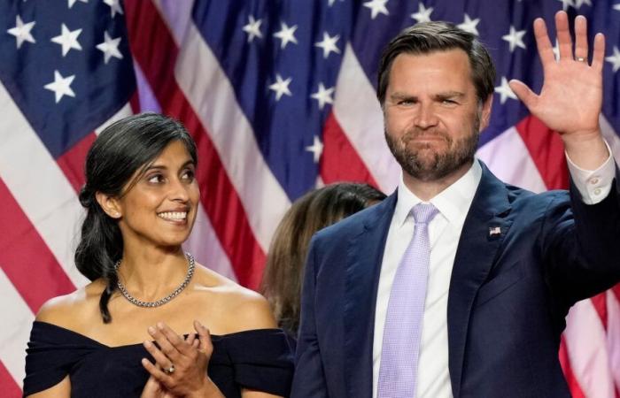 La esposa de JD Vance, Usha Vance, se convertirá en una segunda dama histórica