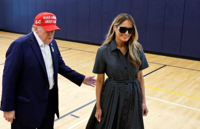 Internet está convencido de que Trump votó con la falsa Melania