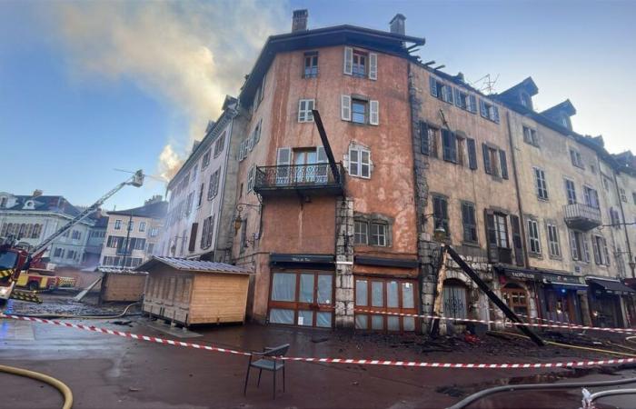 Incendio en el casco antiguo de Annecy: se ha creado un nuevo perímetro de seguridad