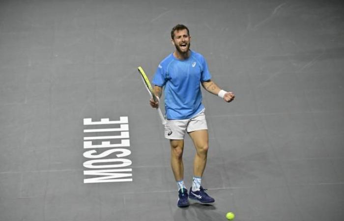 Corentin Moutet ya en semifinales en Metz