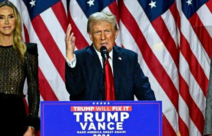 Donald Trump pronuncia su discurso de victoria en las elecciones presidenciales de EE.UU.