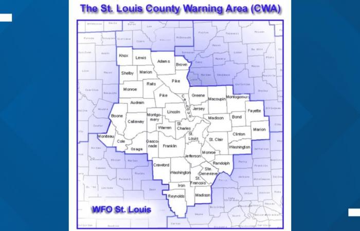 Se confirman 2 touchdowns del tornado de St. Louis a partir de las tormentas del lunes