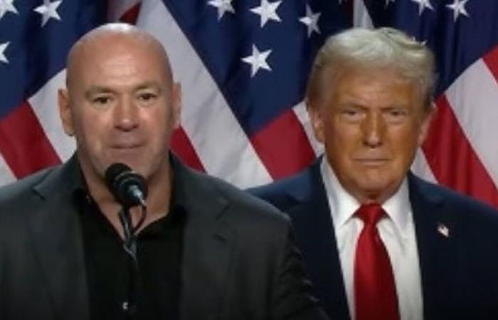 Incluso Donald Trump no está a salvo cuando el presidente electo es víctima del meme viral de Dana White y Jon Jones