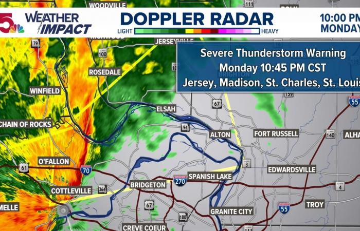 La advertencia de tornado expira para los condados de Lincoln y St. Charles después de un breve giro