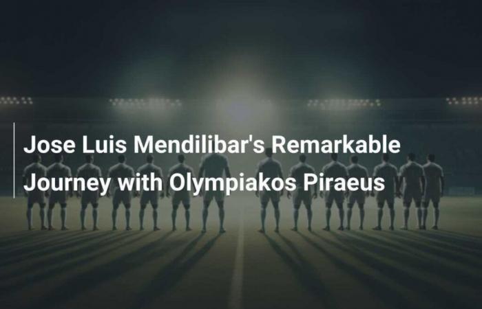 El notable viaje de José Luis Mendilibar con el Olympiakos Piraeus